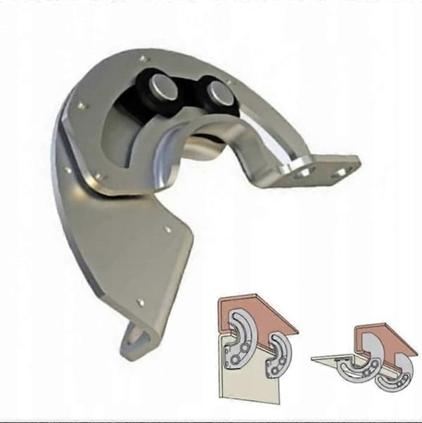90 Graders Skjult Glideshængsel Hardware