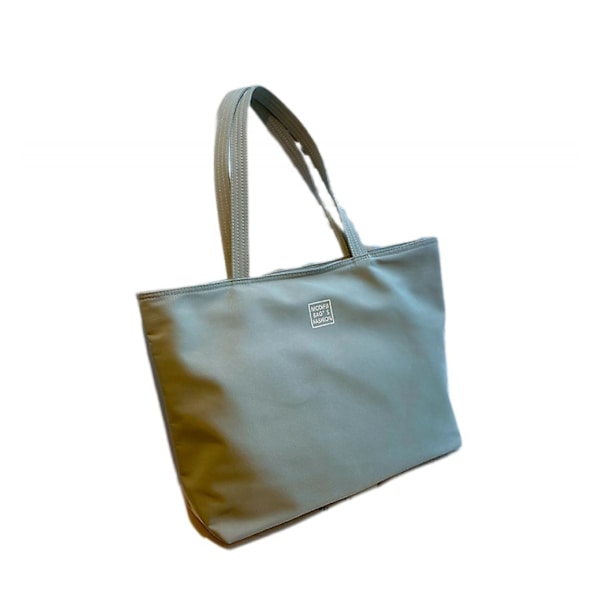 Dametasker i Canvas - Skuldertaske, Tote Bag, Strandtaske (Grøn)