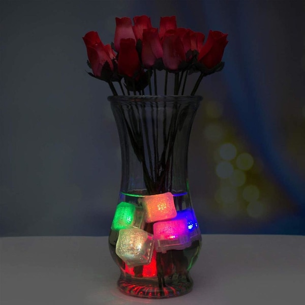 Multi Colour Light-up Led Iskuber Med växlande ljus | För partitillbehör för partier