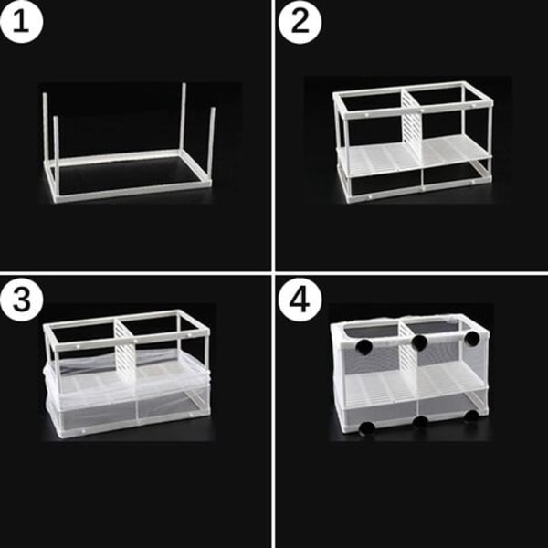 1 Stycke Yngelbox, Isolationsnät för Akvarium, Akvariefiskyngel, Lämplig för Akvarium, Isolera Yngel