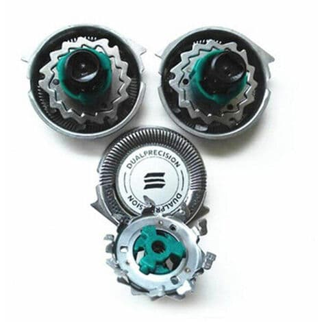 Reservedele til barbermaskine - 3 stk. Shaver Replacement Blade Heads til Philips RQ11 Dual Precision, Model: 3Pcs