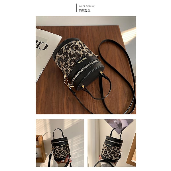 Crossbody mobiltelefon pung - Dame Pu læder håndtaske med justerbar rem A916-957 A