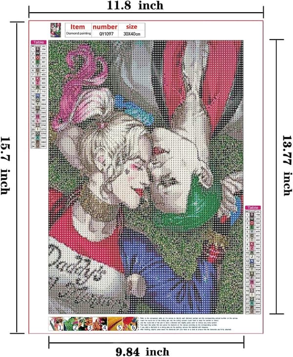 DIY 5D Animoitu Timanttimaalaussetti, Maalaus Numeroilla