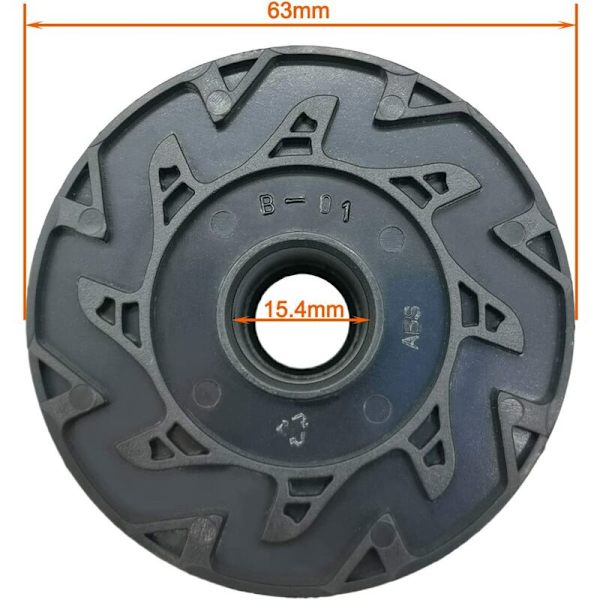 Tilbehør til gressklipper, erstatningsspole, nylon trimmerhode (B17-pakke)