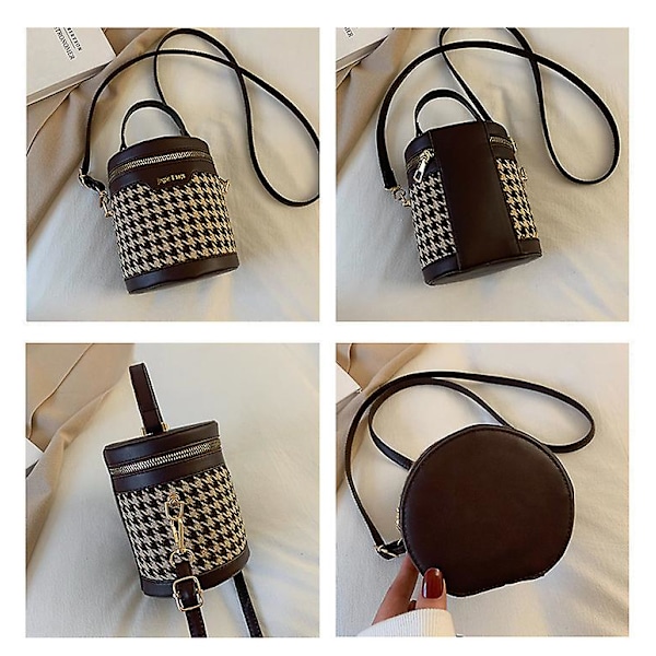 Crossbody-väska för mobiltelefon - Damhandväska i konstläder med justerbar rem A916-957 C