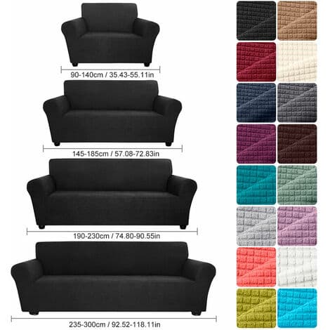 Soffaöverdrag Soffaöverdrag Stretch Spandex Halkskydd Mjuk Soffaöverdrag 4-sits Soffaöverdrag Tvättad för Vardagsrum Barn P