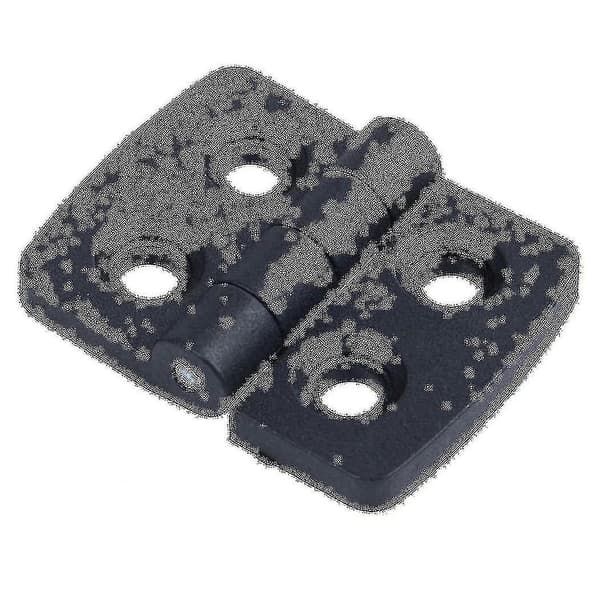 100 stk. forstærkede sorte plastikdørhængsler 40 mm x 30 mm