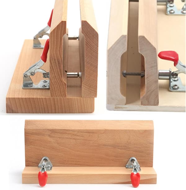 Set med 6 vippklämmor, spakklämmor GH-301-AM Push-Pull-handverktyg vippklämma knäklämma