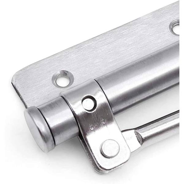Rustfrit dørlukker justerbar kraft selvlukkende dørlukker kerne søjle diameter 7mm let og stærk holdbar sølv fjeder dørlukker.