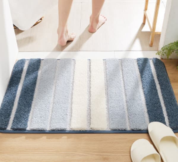 Pianotangenter Bad Absorberende Gulvmatte - Blå Sommerfugl 40*60cm