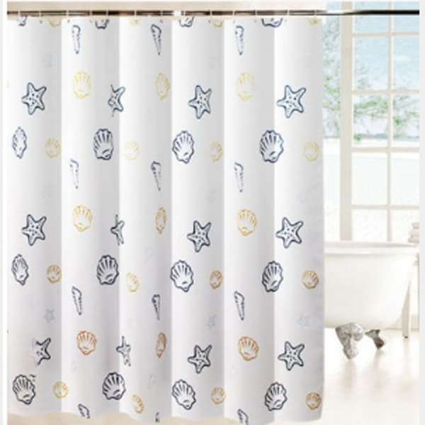 150W*180H Wideorld Ocean Polyester badeforhæng,