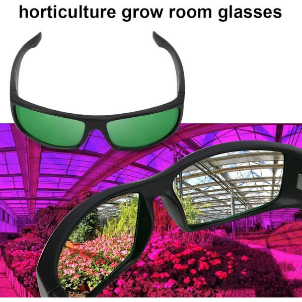 LED Växthusglasögon Skyddsglasögon Ögon Växthusglasögon Anti UV/IR