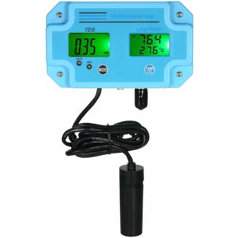 Ph / Tds / Temp Meter, Vanddetektor, Multi-Parametre
