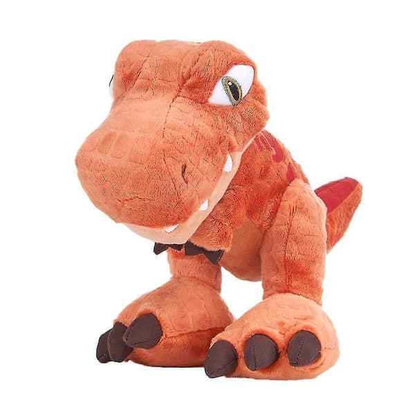 Jurassic World Chunky Orange T-rex 10" Blød Legetøjsdinosaur A