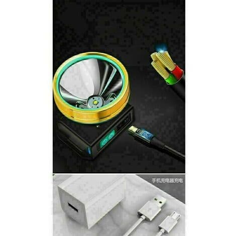Kraftig hodelykt, USB oppladbar LED hodelykt -500 meter, 3 lysmoduser, lett for løping, turgåing, camping