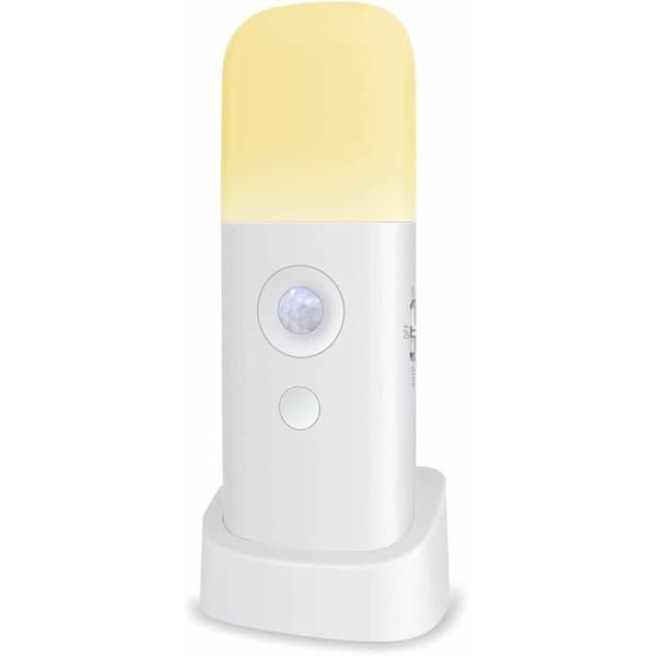 Menneskekrop infrarød lyssensor sensor led natlys (enkelt gult lys)