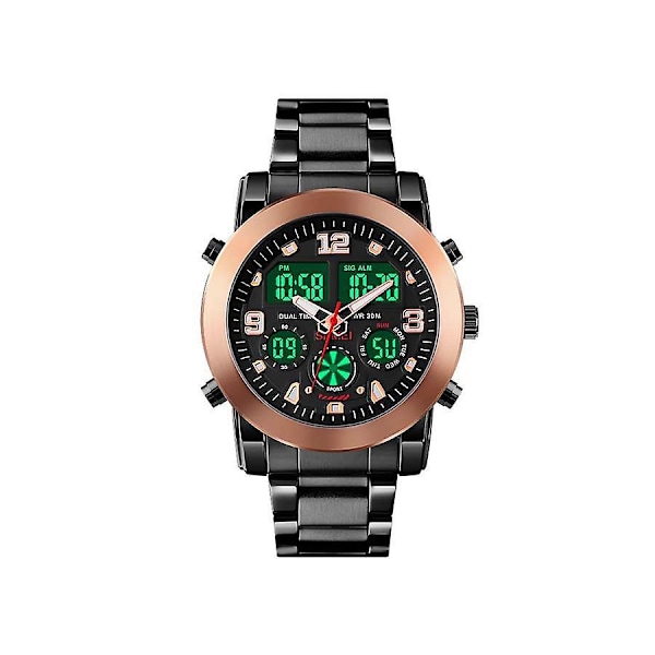 Herre 1642 Multifunktionel Stilful Fashion Oem Udendørs Ur Dual Time