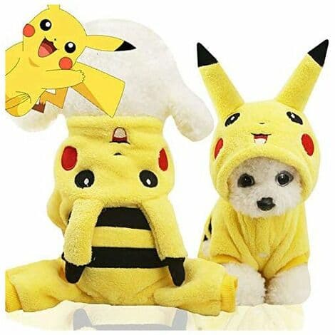 Hundeklær (Gul Pikachu M)