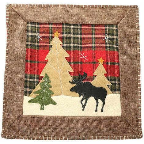 Jul Kuddfodral, för Soffa Sovrum Vardagsrum Vinter 36cm*36cm 1st LYCXAMES