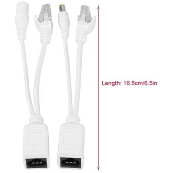10-par PoE RJ45 Ethernet strømadapter til IP-kamera