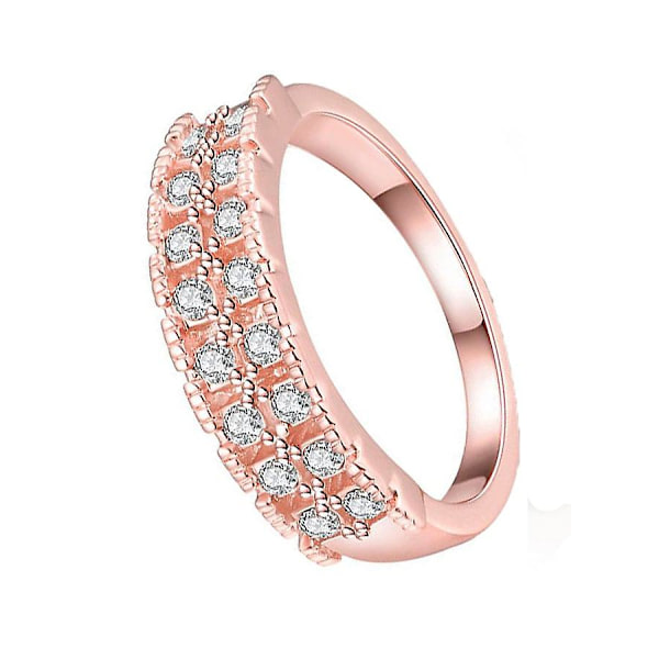 Moderne, skinnende og enkel ring Akr0126