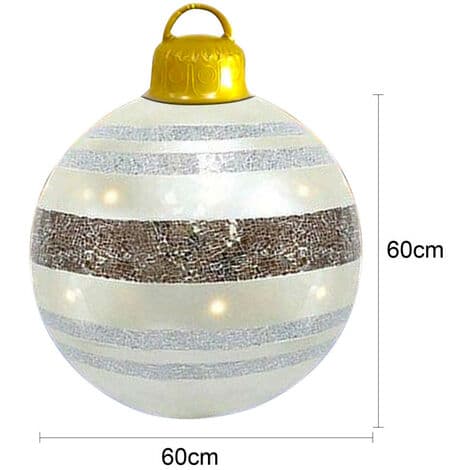 60CM Julekule Ornament Minneball, Julepynt, N