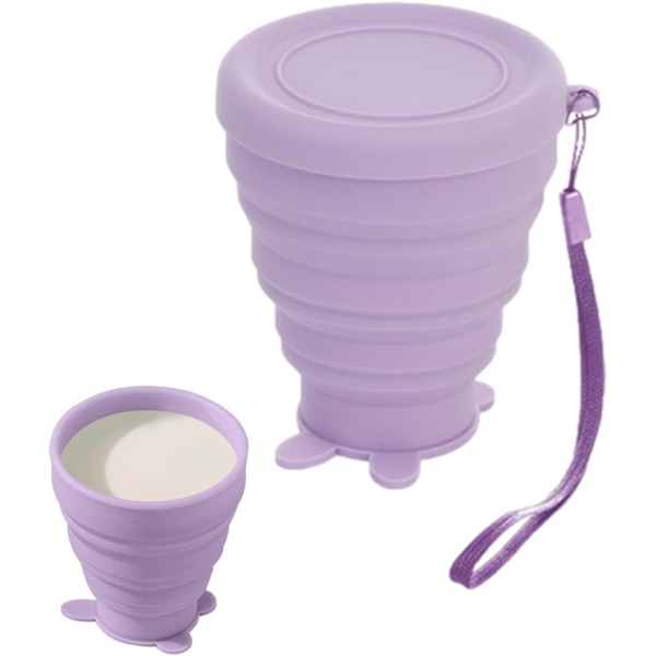 1 st Hopfällbar Mugg Vattenmugg - Expanderbar Drickmugg - för