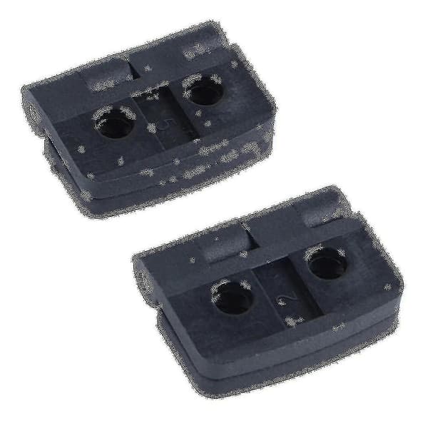 100 stk. forstærkede sorte plastikdørhængsler 40 mm x 30 mm