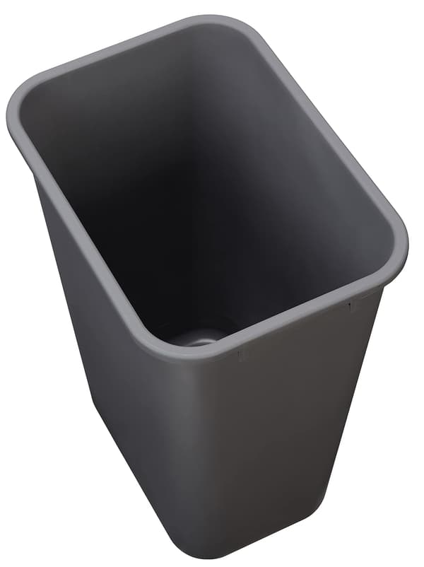 10 Gallon Commercial Trash Can, Grå, 1 Pack
