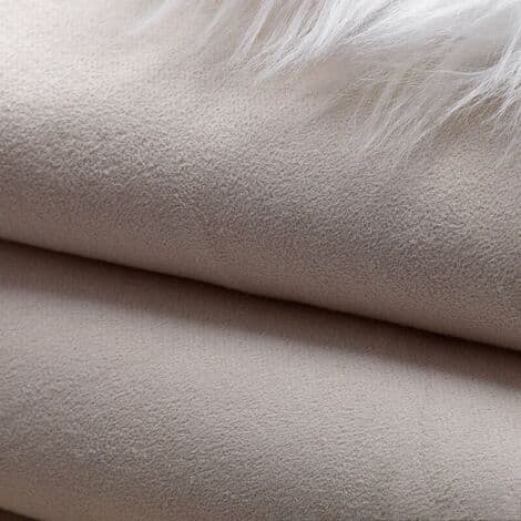 Plush Rund Matta Imitation Ull Ren Vit Vardagsrum Sovrum Area Matta - Rund 100Cm