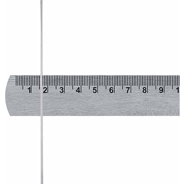 20 m rulla joustavaa ja kiinteää lankaa 0,5 mm läpinäkyvä
