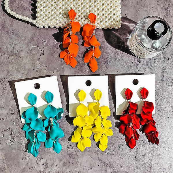 Örhängen Daglig Outfit Blomma Stud Flickors Mode Smycken Ac3691 A177