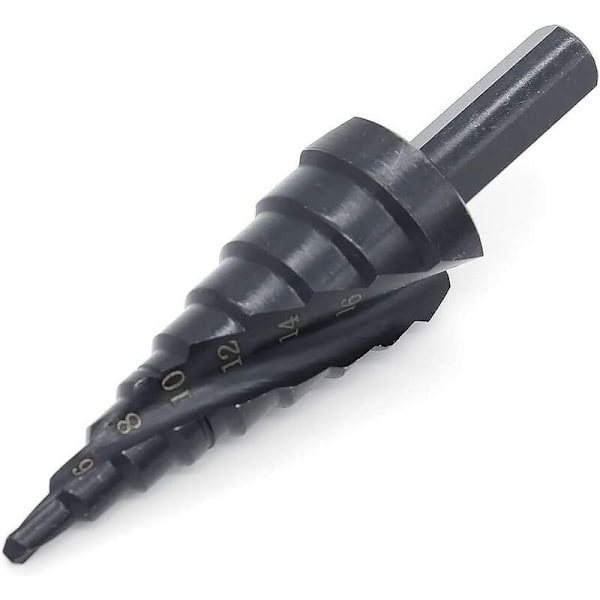 HSS Spiral Flute Stegborr (Svart Nitrerad Tredelad Stegborr) Lämplig för Verktygsrum
