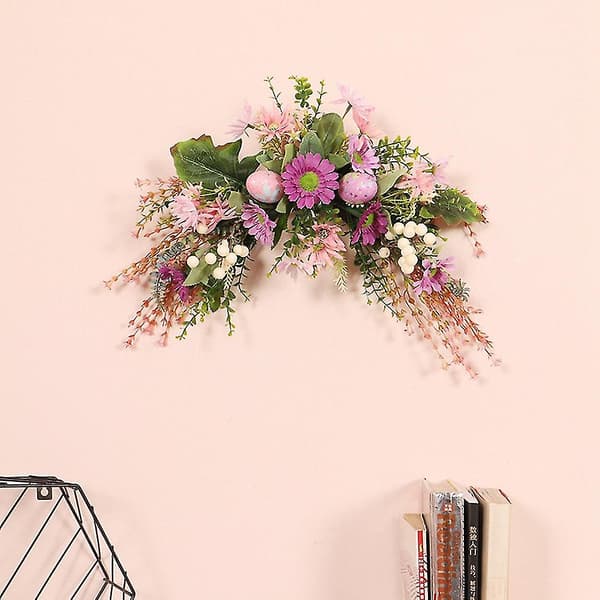 Påskdag Ägg Blomma Krans Barn Påskgåva Heminredning