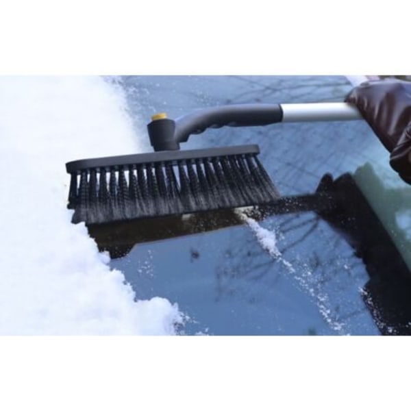 PCatherine Removable Snow Brush for Vehicle, Modifiable Snow Brush, Automobile Windshield, Snow with Foam Brush Handle