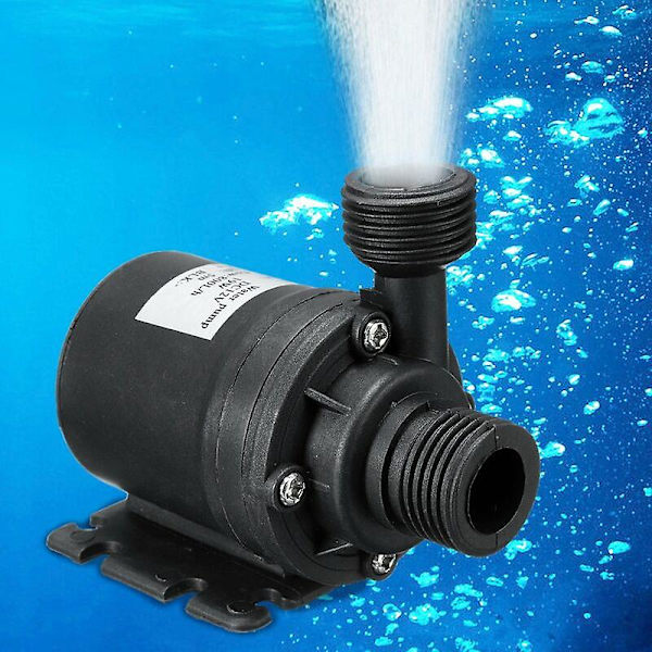 Ultraljudsstyst Mini DC 12V Lyft 5m 800l/h Borstlös Motor Submersible Vattenpump