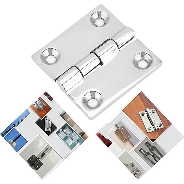 50x50mm Rustfrit Stål Skabsdør Vindueshængsel Hardware Tilbehør