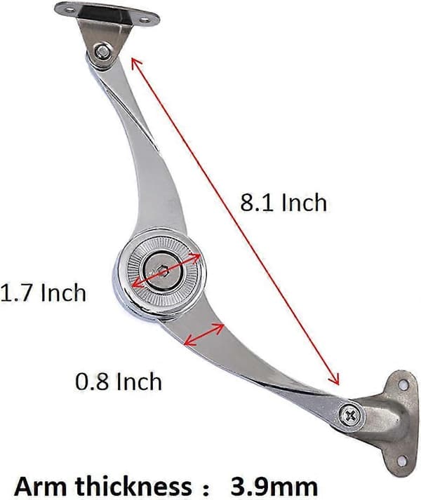 Sikre 40lb hengsler for treboks - Soft Close