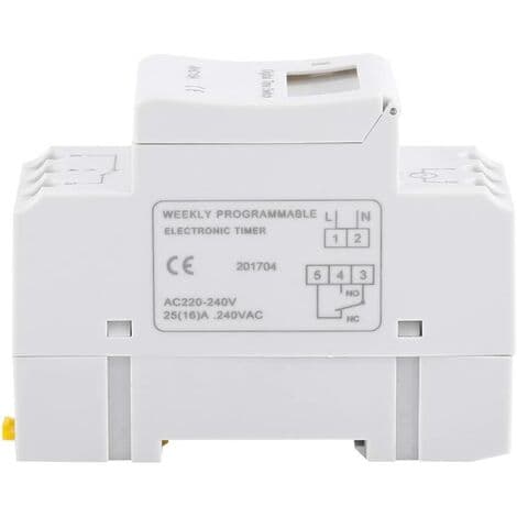 LCD-timer Ukentlig Elektrisk Timer Digital Timer Bryter 15A(220V)