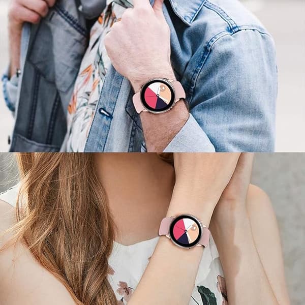 Pink - Galaxy Watch Active/Active2 40mm/44mm Urrem, 20mm