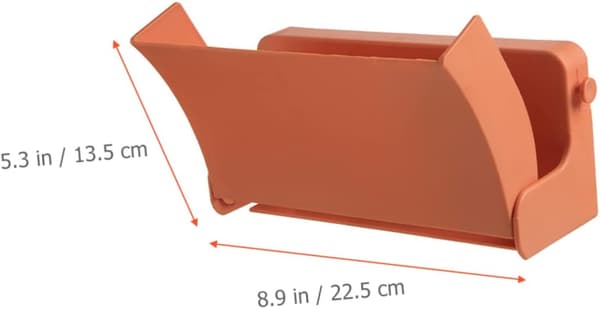 1 stycke (Orange) Väggmonterad Vikbar Skoställ Vikbart Fäste