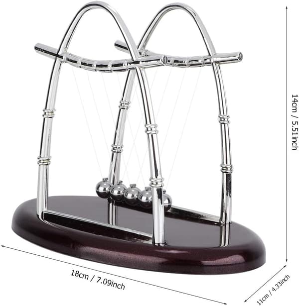 1 Stycke Segelformad Pendelkula Oval Newton Bumperkula
