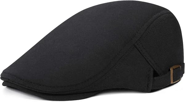 Beret Hat til Mænd Justerbar Flad Vintage Lvy Hat