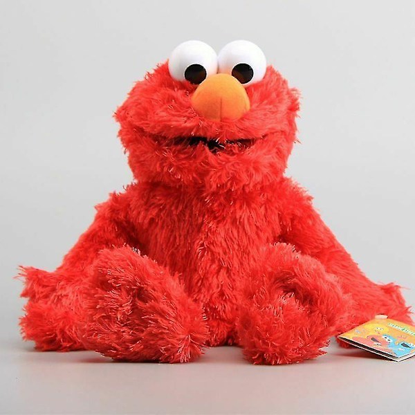 Plushdyr Elmo Cookie Monster Barnedaggave A red