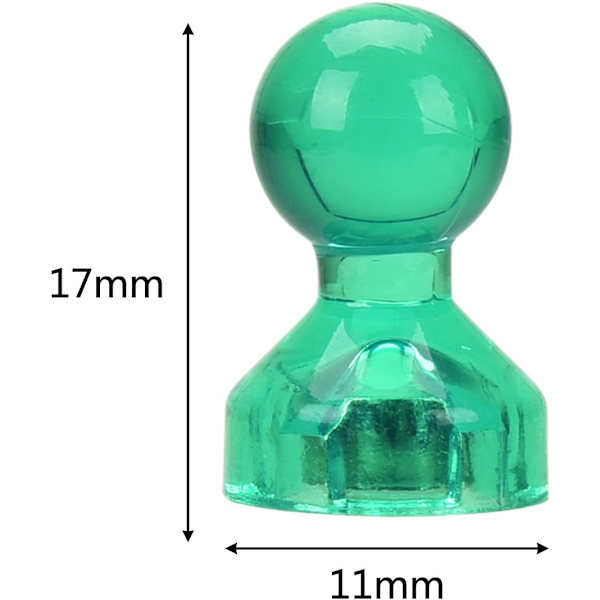 Värikkäät Valkotaulun Magneetit, Push Pin Magneetit Jääkaappiin, Valkotauluun, Kotiin, Keittiöön, Toimistoon ja Kouluun