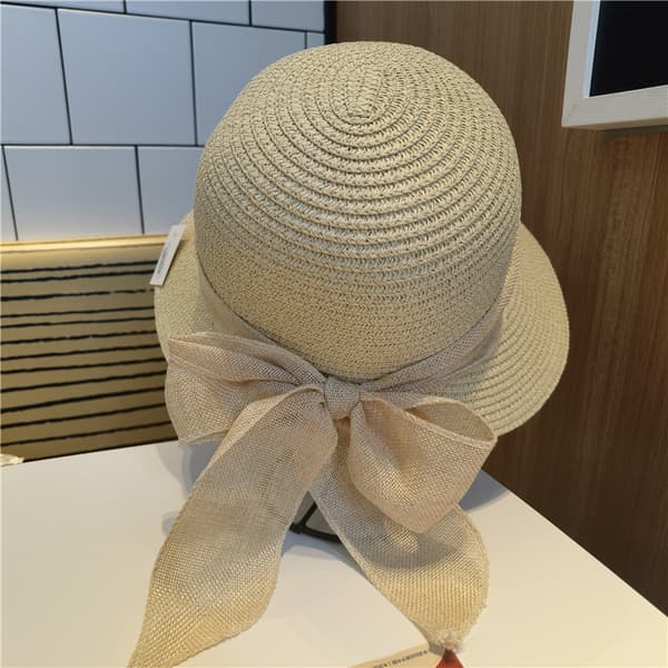 1 stk. Dame Herre Stråhat Panama Hat Sommer Bredskyggede Solhat