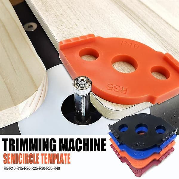 4 stk. Router Er Radius Maler Jig R5 Til R40 Routing Buet Ers Circul