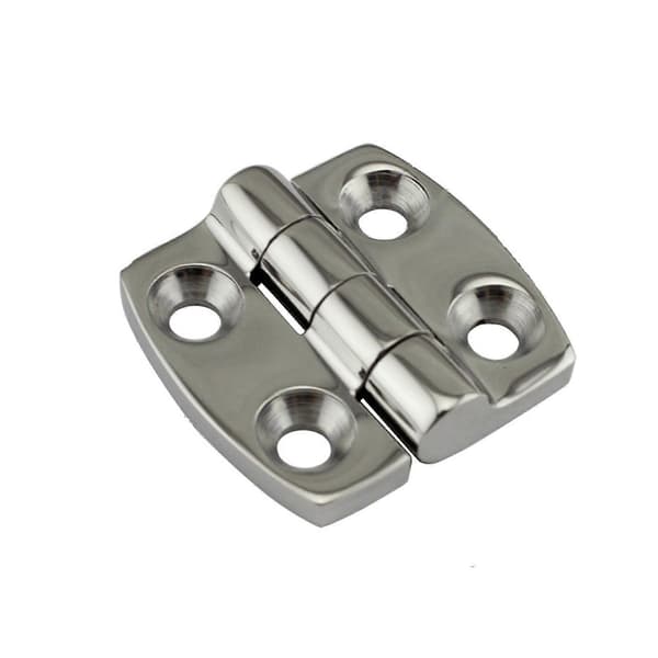 Rustfritt polert båtdekk dør marine butt flush hengsel 38 x 40 mm