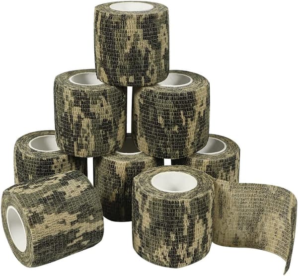 8 ruller camouflage selvklæbende tape