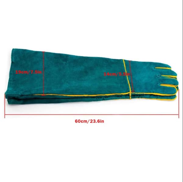 Bittåliga Handskar för Djurhantering, 60cm/23.6tum Bittåliga